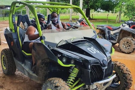 3 in 1 Activities in Punta Cana: Terracroos, horse back riding and parasailing