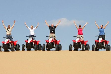 Dubai Dinner Desert Experience with 01 Hour quad bike and camel ride 