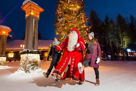 Meet Santa Claus & Santa's Reindeer Ride & Greet Huskies 