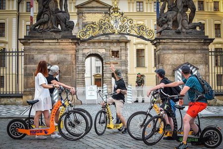 1.5h Prague E-Scooter Panoramic Tour small-group with PragueWay