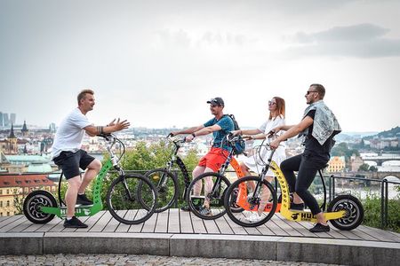 Prague E-Scooter Grand City Tour small-group with PragueWay