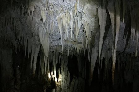 Caving tour ( stalactites-stalagmites) & hiking at national park 