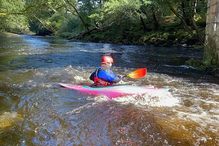 White Water Kayak Activity in Buckfastleigh 