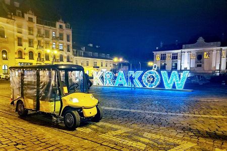 Krakow: Old Town Sightseeing by Golf Cart and Wawel Castle Guided Tour