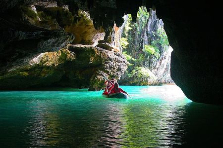 Phang Nga Bay Sea Cave Canoeing & James Bond Island by Big Boat