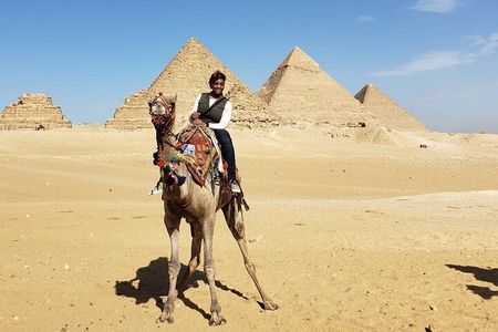 Grand Egyptian Museum,Giza Pyramids,Sphinx,Camel Ride&Lunch 