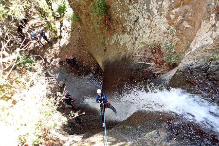 CANYONING aquatic and fun route in Gran Canaria