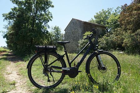 The Carrières de Lumières by e-bike