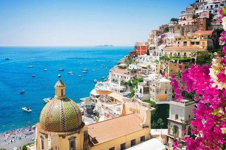 Group Tour to Sorrento, Positano, Amalfi with Optional Boat Ride 