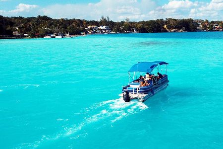 BACALAR Seven Color Lagoon Boat Excursion from Costa Maya