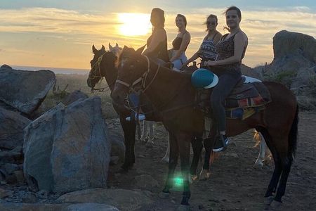 Horseback Riding 2 Hr SUNSET , Rock formation & North Coast Ride
