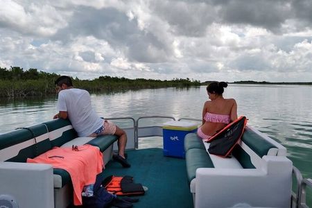 Amazing 7 Colors Lagoon at Bacalar Tour! Riviera Maya Round Transportation 