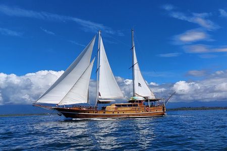 Cruising on a 100' Wooden Sail Ship in Province of Puntarenas