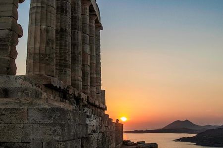 Sunset Private Tour to Cape Sounio, Temple of Poseidon