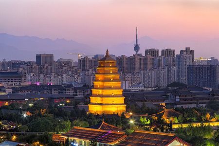 Xi'an CityWalk: Ancient City Wall, Big Wild Goose Pagoda and Muslim Quarter