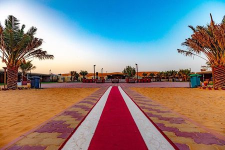 Dubai evening desert safari and camp with dinner