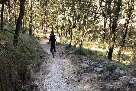 Epic MTB ride at Guadalajara forest. 