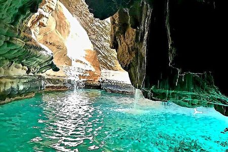 2 days and 1 night Private Tour in Wadi Shab to Wahiba Sands Desert