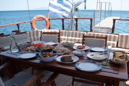 Shared Mykonos Sail Cruise to Delos and Rhenia Islands