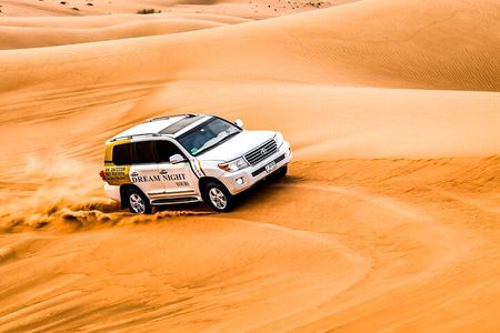 Dubai Desert Safari With Dune Bashing, Camel Ride & BBQ Dinner
