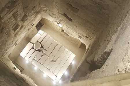 Saqqara pyramids and tombs, Giza three pyramids and Memphis