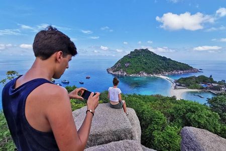 Koh Tao & Koh Nang Yuan Snorkeling Tour by Speed Boat from Samui