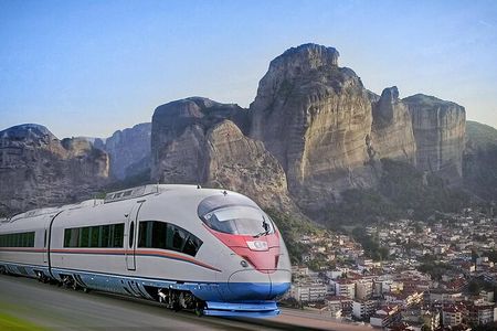 Athens to Meteora Panoramic Day Tour w/ your own Train Ticket English or Spanish