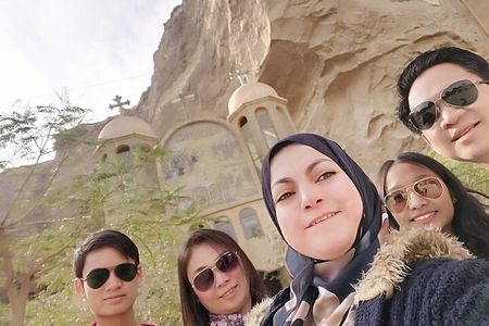 Monastery St Simon with Cave Church and Garbage City Private Tour