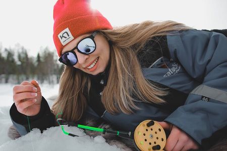 Ice Fishing -By car