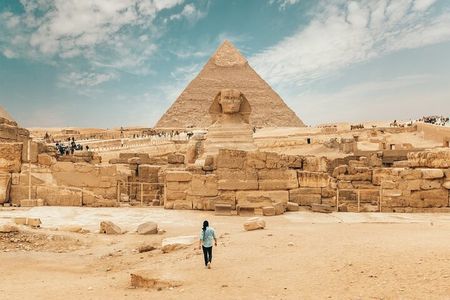 Full day tour to Giza Pyramids Memphis City and Sakkara Pyramid