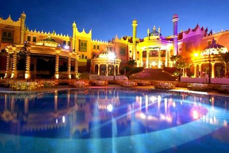Moroccan Dinner Show Fantasia Chez Ali in Marrakech.