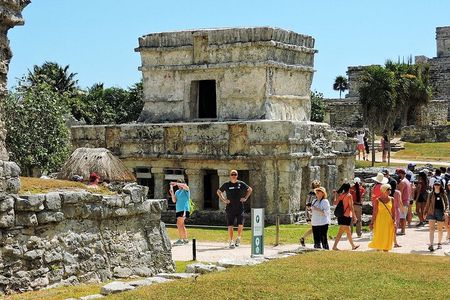 Full-Day Adventure: Tulum, Cobá, Mayan Village & 5th Avenue
