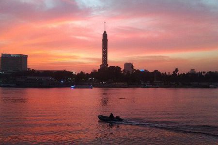 Sunset At Cairo Tower