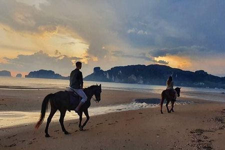 Sunset Horse Riding And BBQ Dinner Tour At Ao Nam Mao Beach Krabi