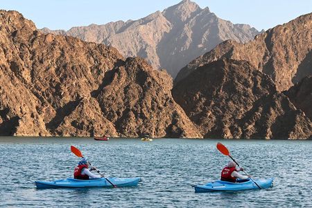 Full-Day Hatta Mountains Tour with Kayak and Lunch by Private 4WD