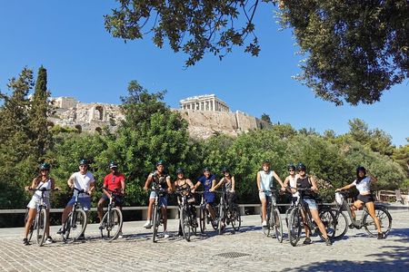 Athens Scenic Electric Bike Tour with optional Acropolis visit