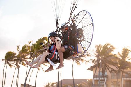 Paramootor flight in Praia do Futuro - Fortaleza - CE