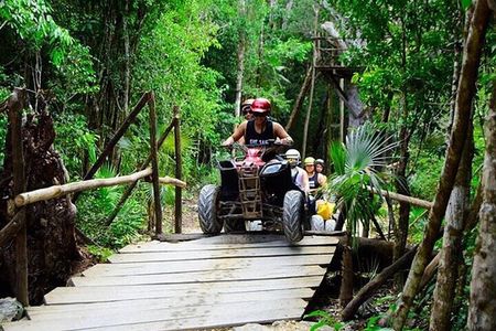 Cancun Horseback Riding, ATV, Ziplines, Cenote, Lunch and Drinks