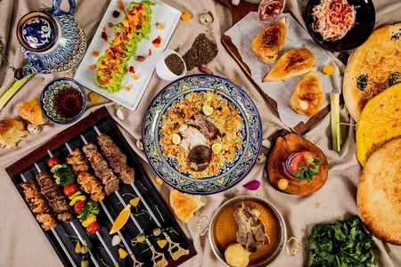 Cooking class at Sayyod Yurt Camp