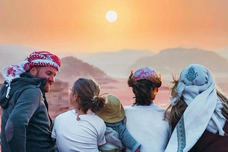 Wadi Rum Full Day Jeep Tour + Overnight & Dinner in Bedouin Camp