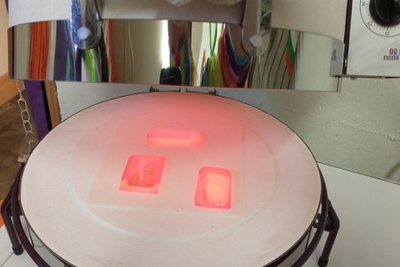 Fused Glass Necklace Class in Estes Park