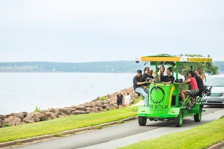 Charlottetown waterfront SOLAR PartyBike food & drink experience!
