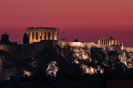 Athens Highlights Evening Tour with Dinner - Small Group Tour