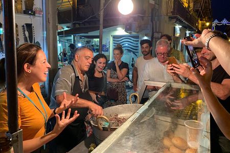 Night Street Food Tour of Palermo with a Local -For real foodies!