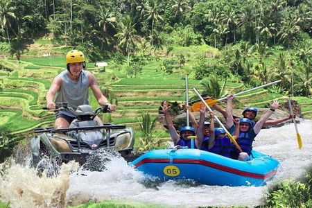 Bali Adventure Tour : ATV Quad Bike with Water Rafting Experience