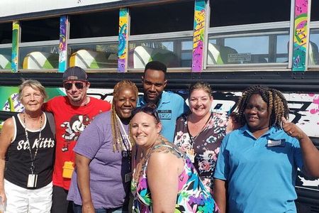 Half Day St. Kitts Party Bus City Excursion and Beach