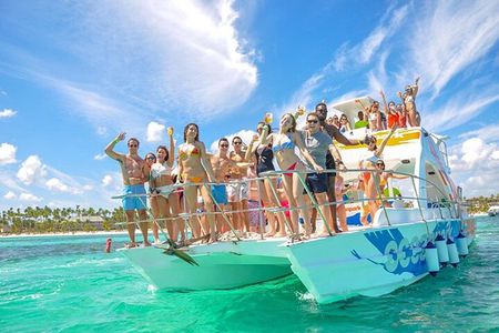 Party Boat Catamaran with Snorkeling from Punta Cana 