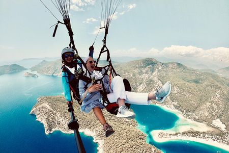 Paragliding In Fethiye Oludeniz, Turkey