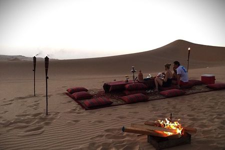 Special Private Arabic Setup with Desert safari experience.