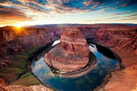 Half Day Upper Antelope Canyon + Horseshoe Bend Combo Tour from Page